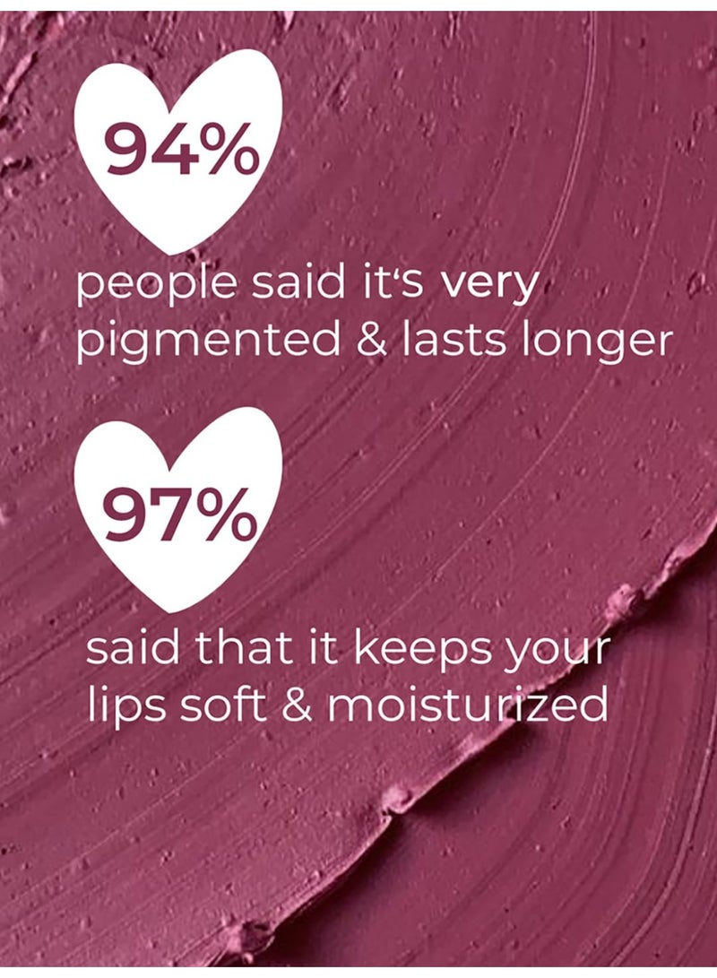 INSIGHT 24 Hrs Non-Transfer Matte Lipstick | Lightweight, Highly Pigmented, Long Wear | Kiss Proof & Smudge Proof | With Vitamin E & Jojoba Oil | Vegan, Toxin Free | Shade - 15 Bloodlust (3g) - Image 4